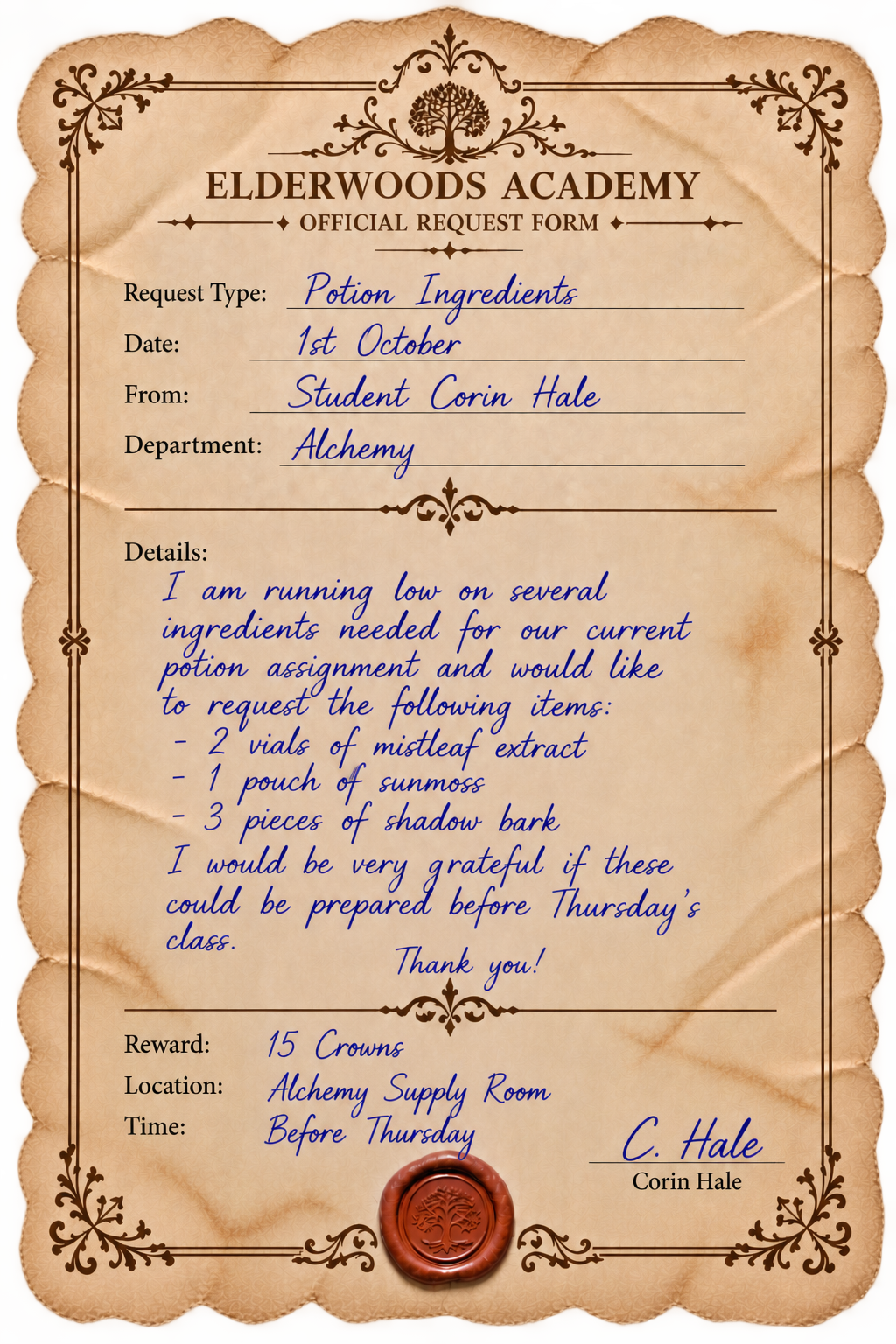 Academy Task